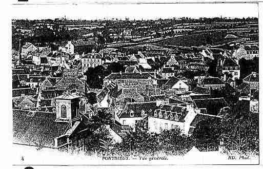 Ville de PONTRIEUX Carte postale ancienne